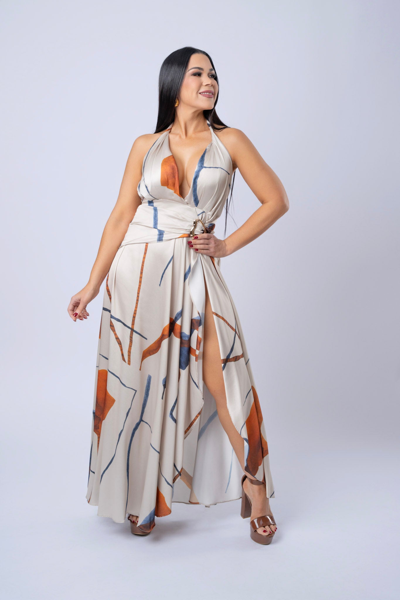 SORAYA PRINT MAXI DRESS