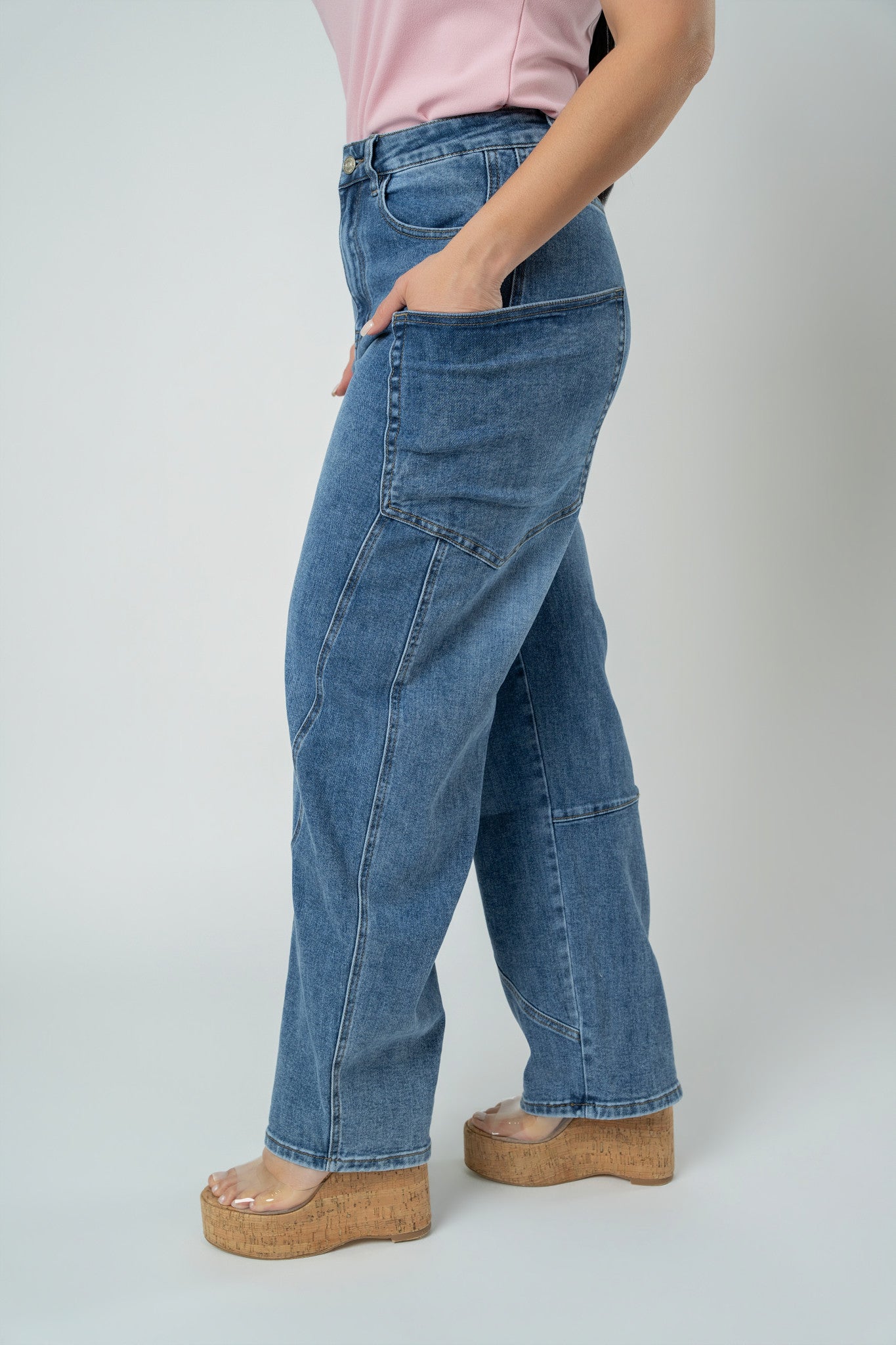 GIANNA BARREL JEANS