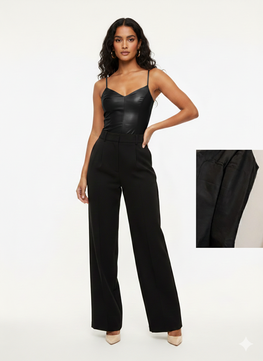 JIMENA LEATHER BODYSUIT